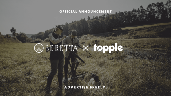 Beretta chooses Topple as digital advertising platform